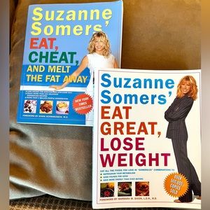 2 GREAT Suzanne Somers Diet/Recipe Books.